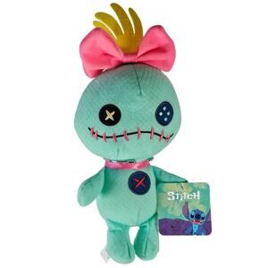 Disney Stitch Scrump Plush Doll 10" Just Play 2025 Lilo & Stitch Tag Attached